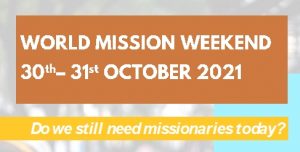 Logo for World Mission Weekend 31-31st October 2021